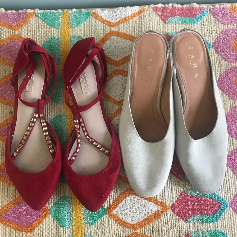 Zara leather shoe bundle